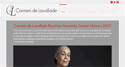 Desktop Screenshot of carmendelavallade.com