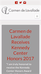 Mobile Screenshot of carmendelavallade.com
